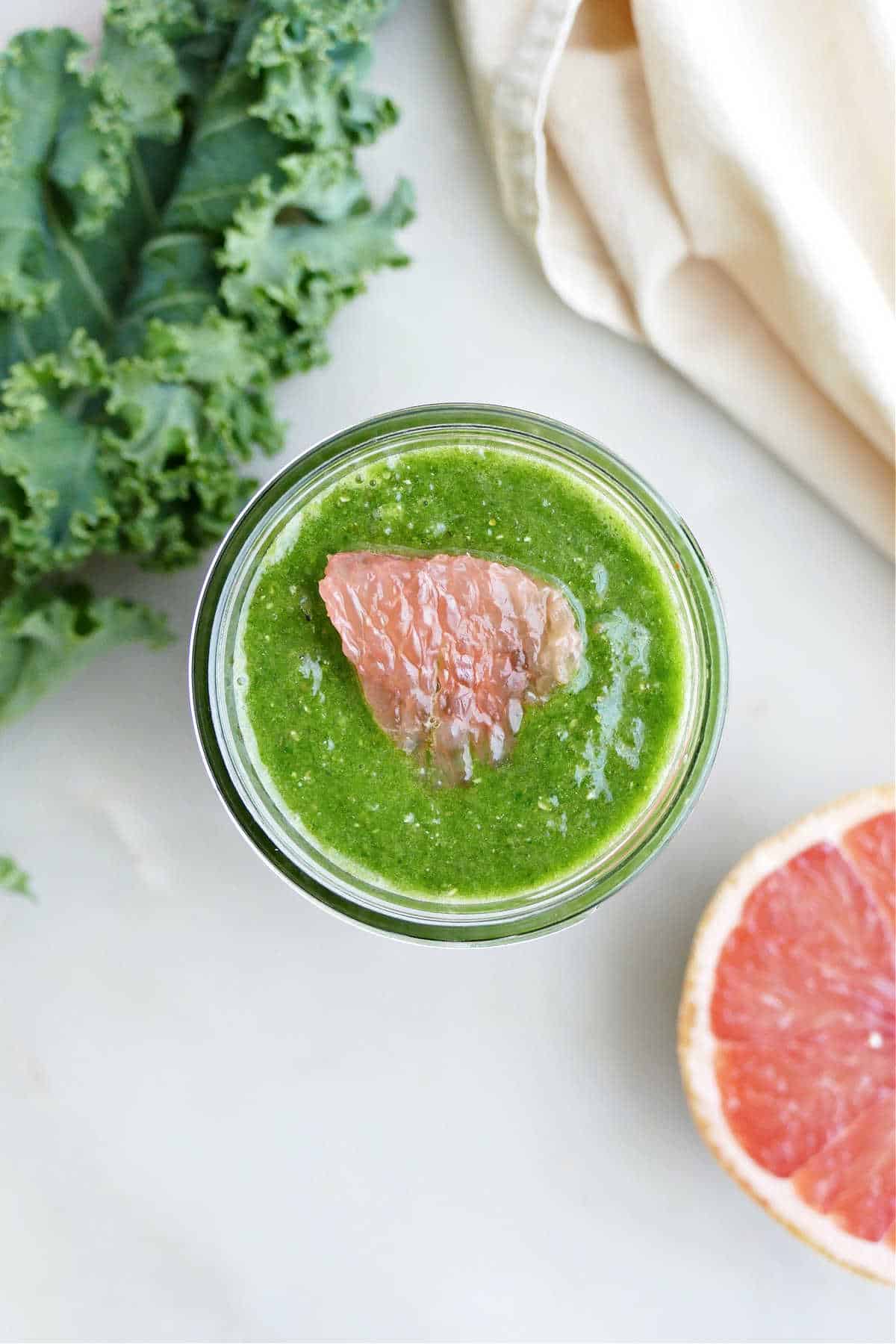 Green Grapefruit Smoothie - It's a Veg World After All®