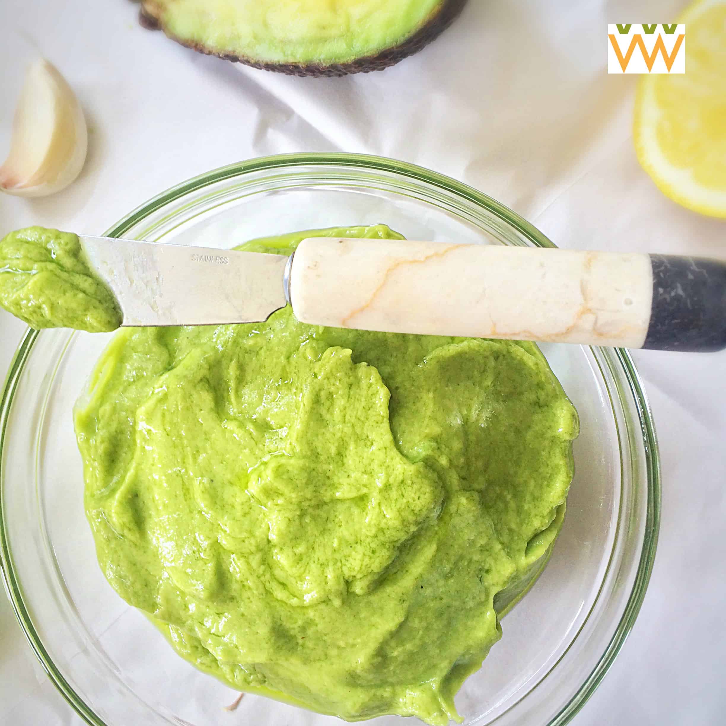 Garlic Avocado Spread Its A Veg World After All® 