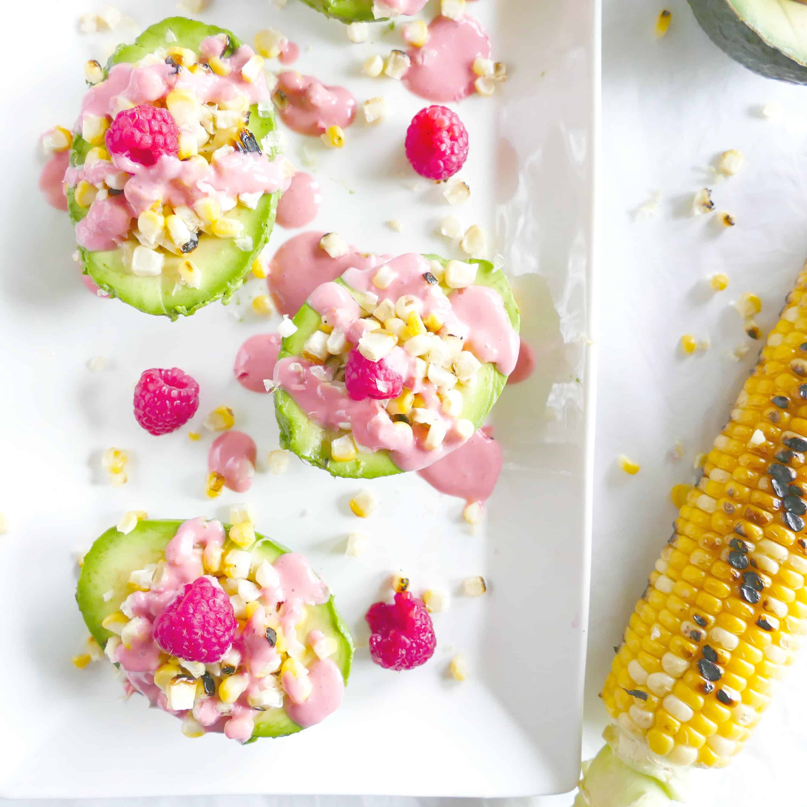 Blistered Corn Avocado Cups