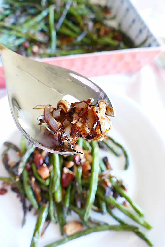 Healthier Green Bean Casserole - It's a Veg World After All