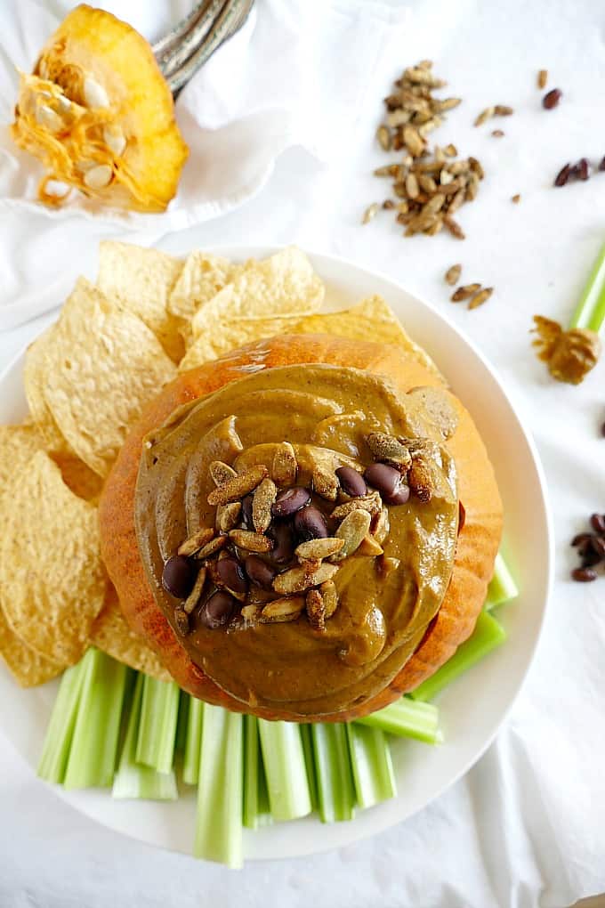 pumpkin black bean dip