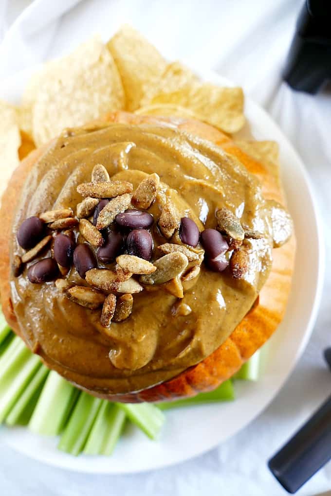 pumpkin black bean dip