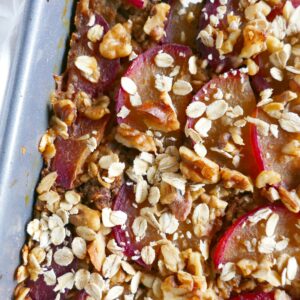 spiced-plum-walnut-baked-oatmeal