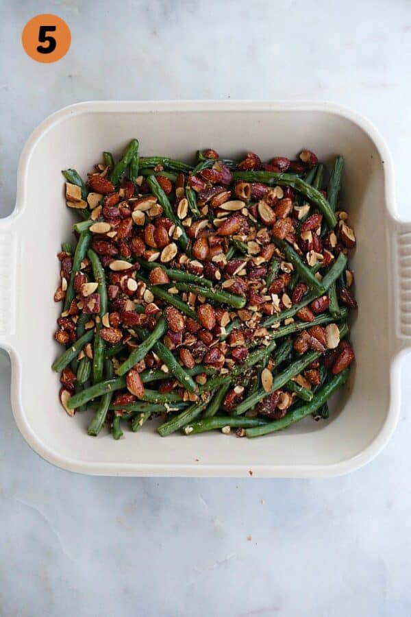 Healthier Green Bean Casserole with Almonds It's a Veg World After All®