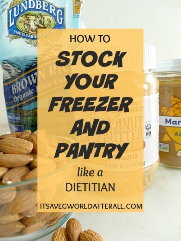 Easy tips to stock a healthy freezer and pantry with affordable healthy foods