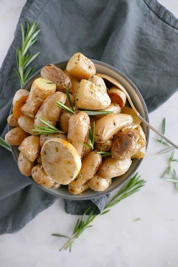Lemon Rosemary Roasted Fingerling Potatoes It's