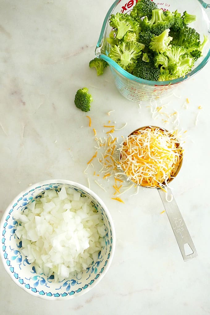 broccoli and cheese egg bake