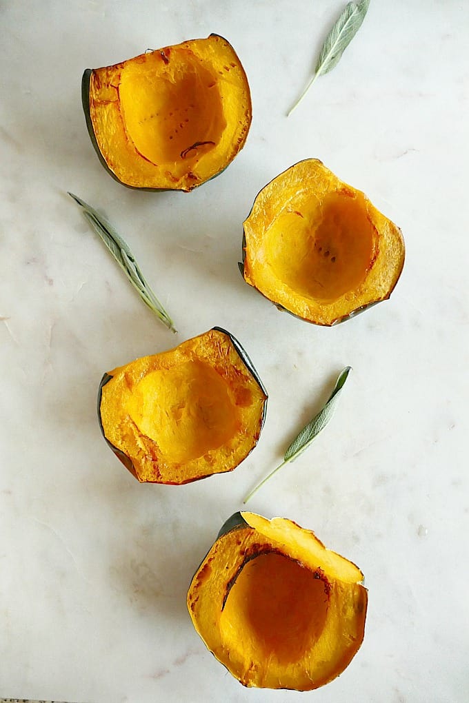 Lentil Stuffed Acorn Squash 3