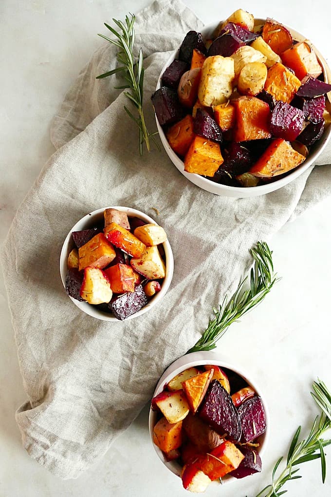 Savory Roasted Root Vegetables Its A Veg World After All®