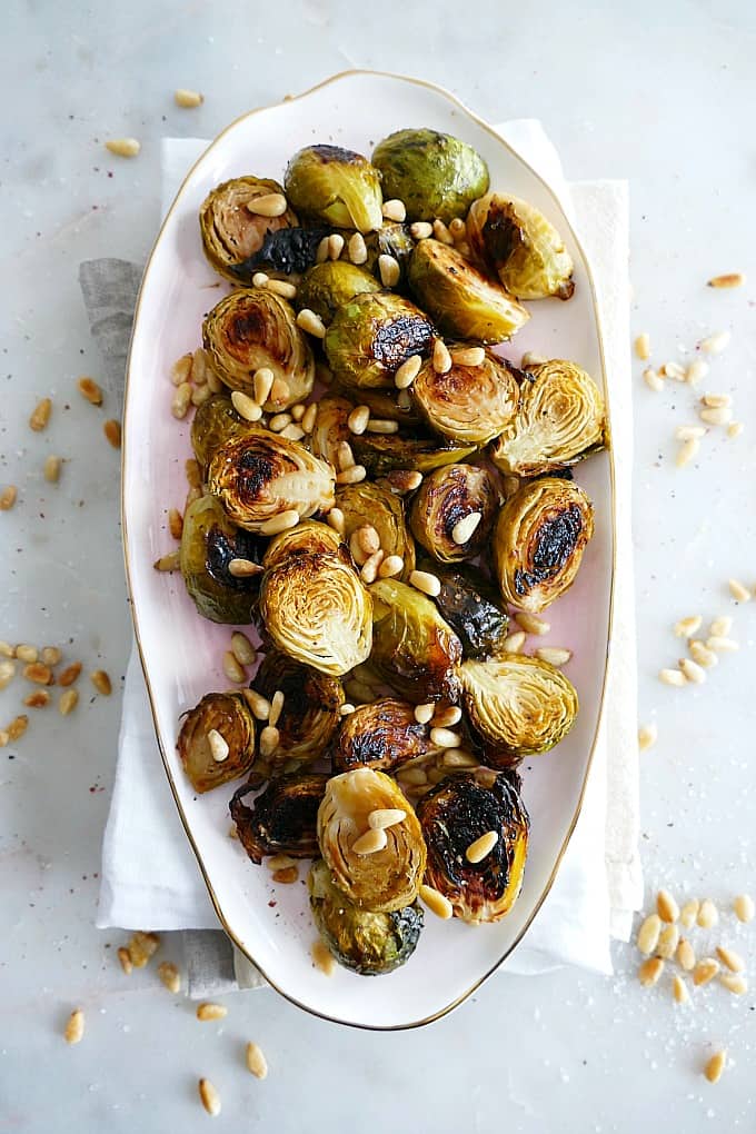 Apple Cider Brussels Sprouts - It's a Veg World After All®