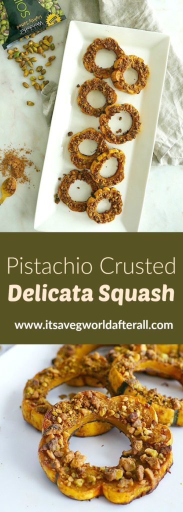 Pistachio Crusted Delicata Squash