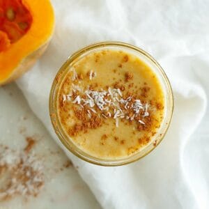 Vegan Butternut Squash Dessert Smoothie