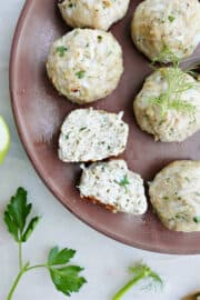 Apple Chicken Meatballs With Fennel - It's A Veg World After All®