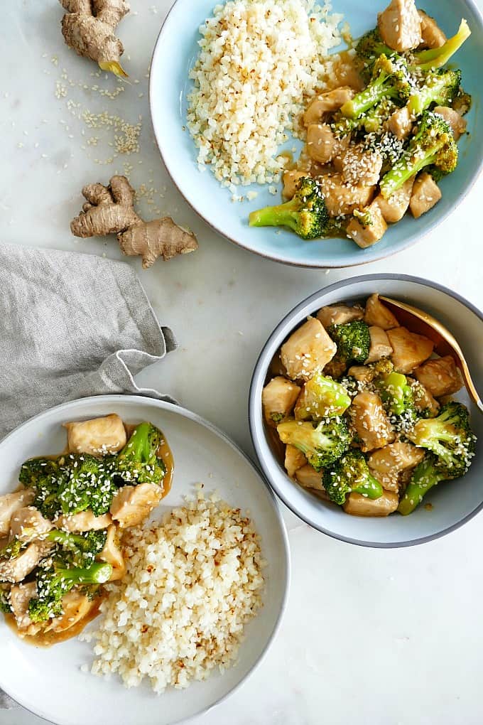 Paleo Sesame Broccoli and Chicken