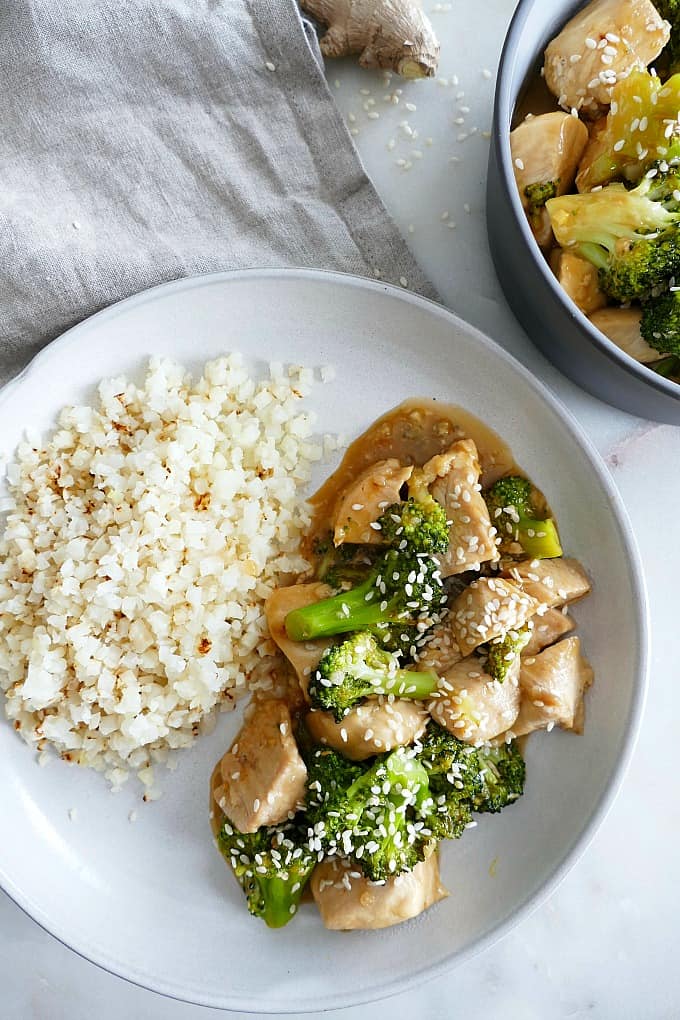 Paleo Sesame Broccoli and Chicken