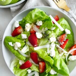 Butter Lettuce Strawberry Salad