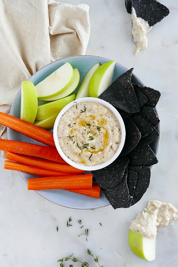 Caramelized Onion White Bean Dip