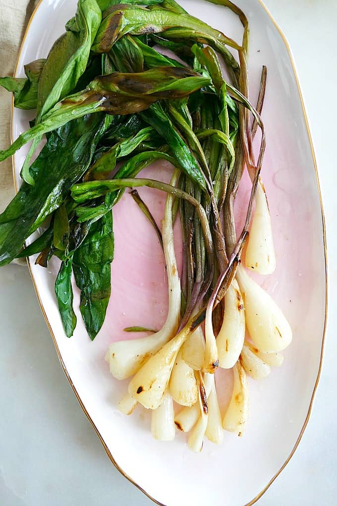 lemon grilled ramps