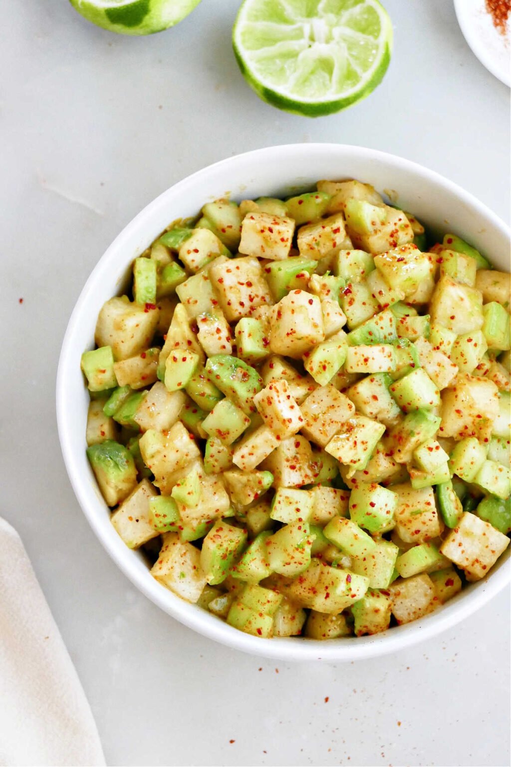 Chili Lime Jicama And Cucumber Salad Its A Veg World After All® 4501