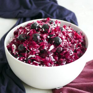 blue berry beet slaw