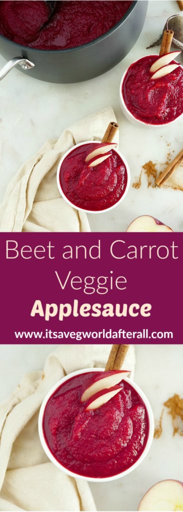 Beet and Carrot Veggie Applesauce