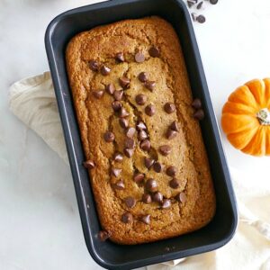 pumpkin banana oat bread