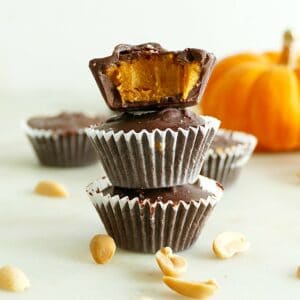 Pumpkin Peanut Butter Chocolate Cups