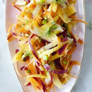 Shaved Carrot Fennel Salad