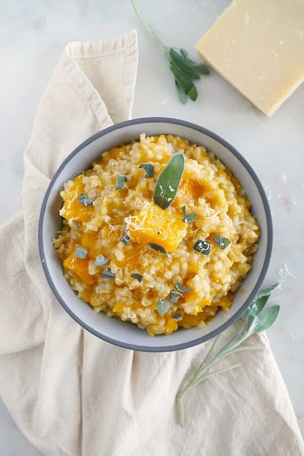 Slow Cooker Butternut Squash Brown Rice Risotto It's a Veg World