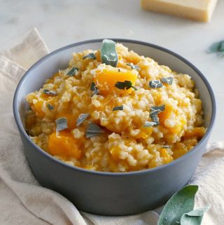 Slow Cooker Butternut Squash Brown Rice Risotto - It's a Veg World ...