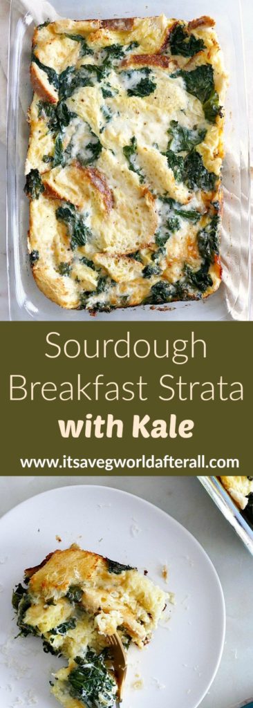 Sourdough Breakfast Strata with Kale