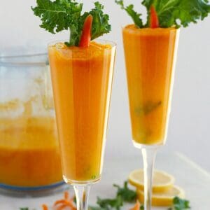 Carrot and Orange Mimosas