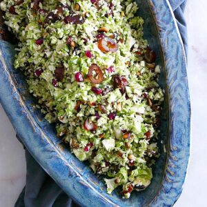 Shredded Brussels Sprouts Salad