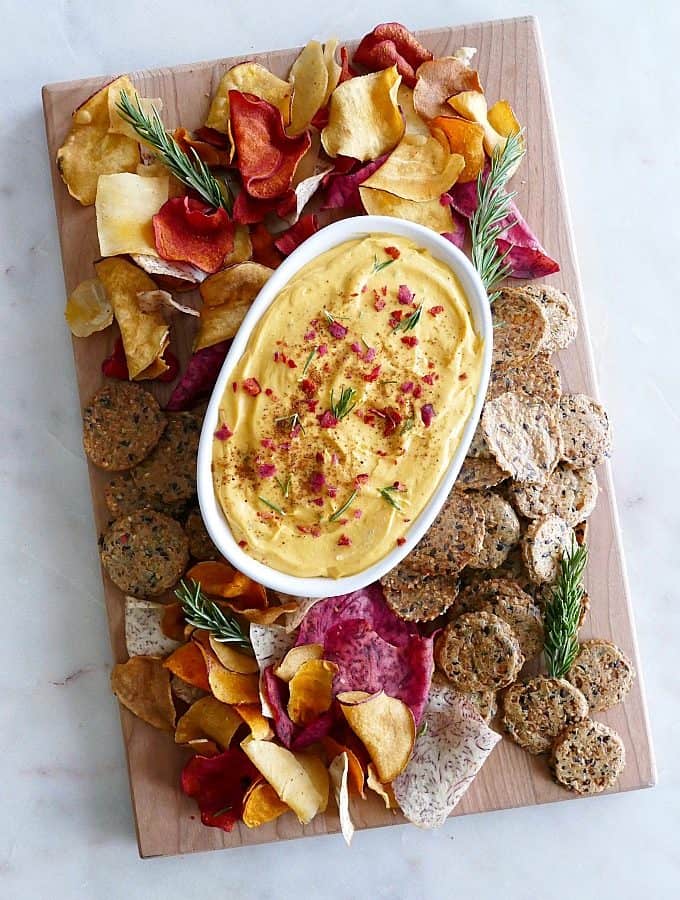 Whipped Butternut Squash Goat Cheese Dip