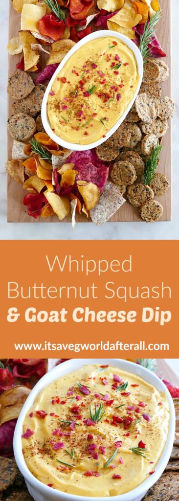 Whipped Butternut Squash Goat Cheese Dip