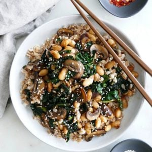 Baby Portobello Mushroom Stir Fry