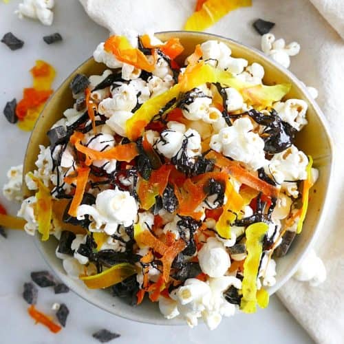 Candied Vegetable Popcorn Mix - It&rsquo;s a Veg World After All®