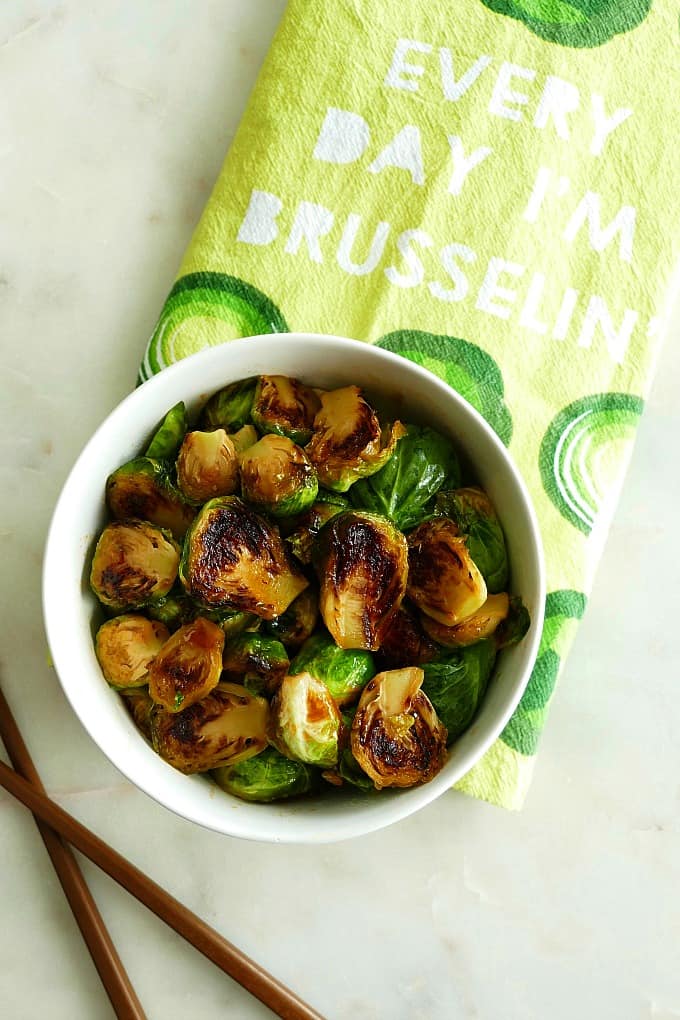 Honey Sriracha Brussels Sprouts