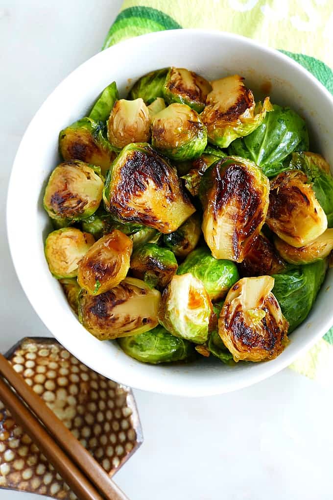 Honey Sriracha Brussels Sprouts