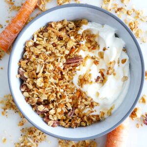 Parsnip Carrot Cake Granola