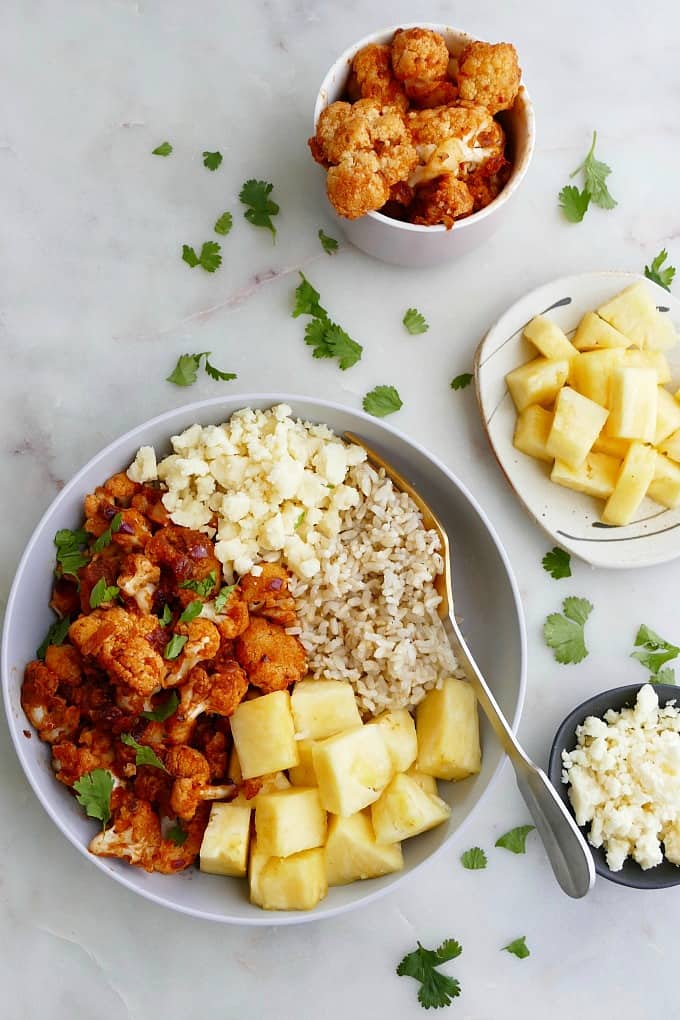 cauliflower al pastor bowls