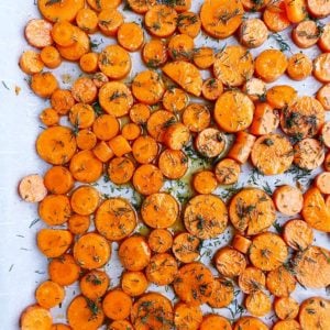 maple roasted carrots