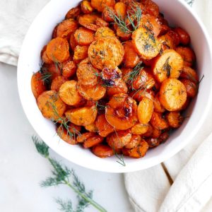 maple roasted carrots