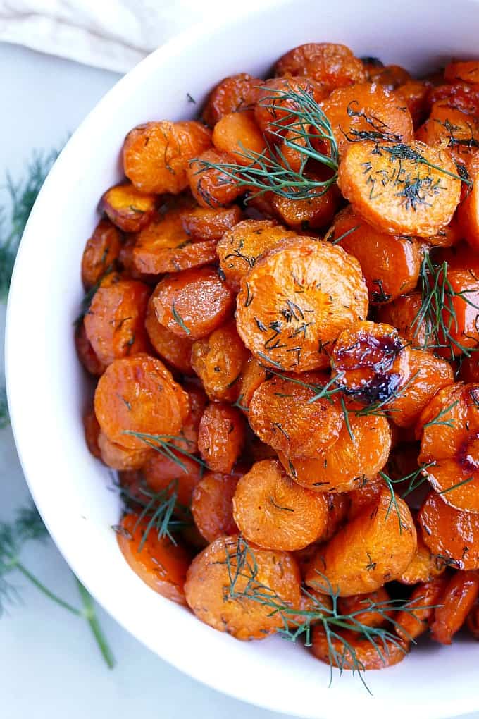 maple roasted carrots