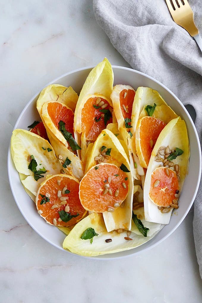 belgian endive orange salad