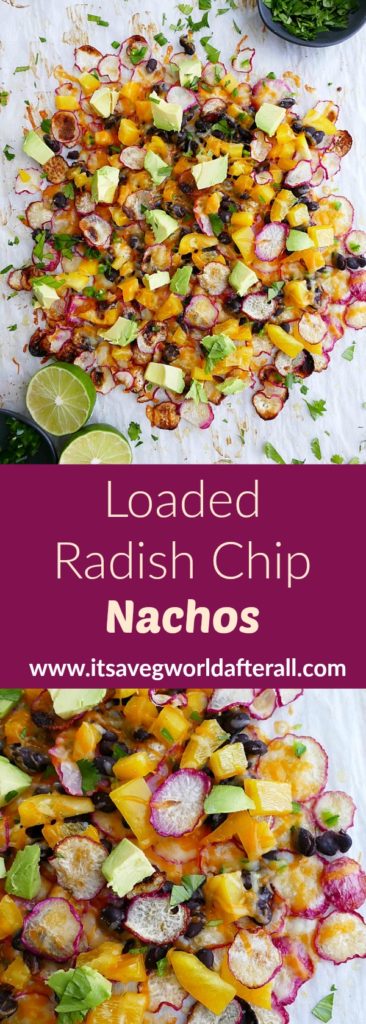 Loaded Radish Chip Nachos pin