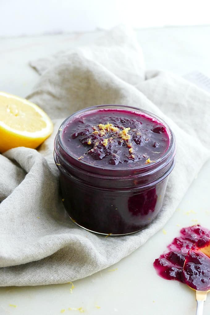 blueberry rhubarb jam