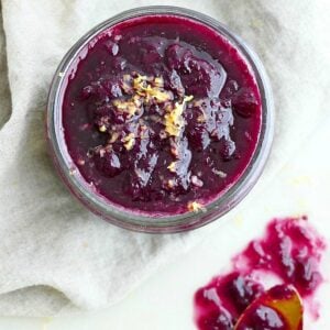 blueberry rhubarb jam