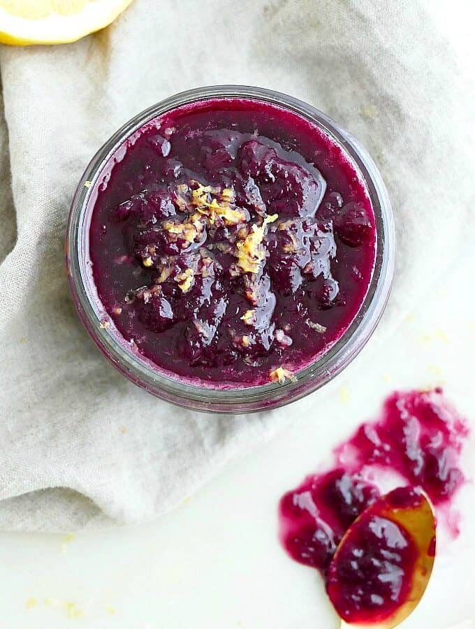 blueberry rhubarb jam