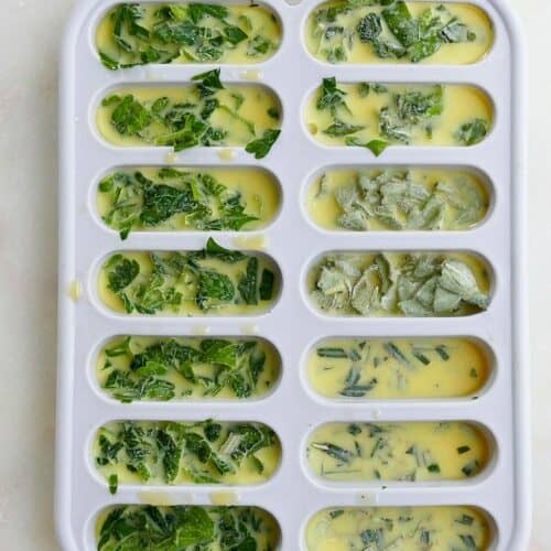 Herb Ice Cubes (Wow Your Friends!)